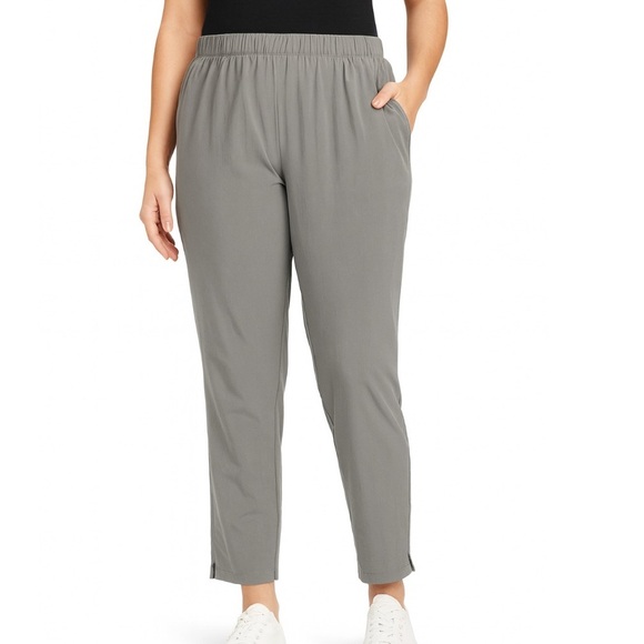 Z BY ZELLA Take A Hike Trail Pants - Grey Kitten Pockets lightweight SZ XL - Picture 1 of 8